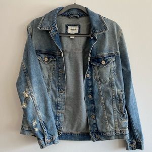 Distressed Denim Jacket
